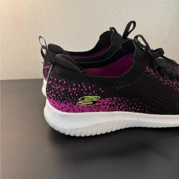 Skechers Women’s Ultra Flex Twighlight Twinkie Black Sneakers Shoes Size‎ 10 - Picture 2 of 9